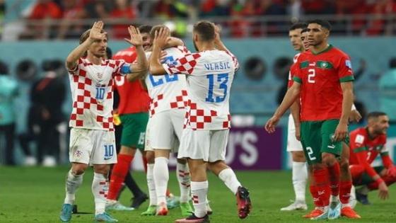 المنتخب الكرواتي يحصد الجائزة البرونزية بالفوز على المغربي في مونديال كأس العالم