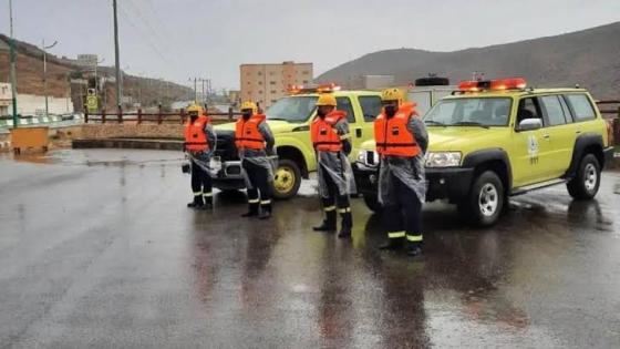 تحذيرات “الدفاع المدني السعودي” من هطول الأمطار الرعدية العواصف الترابية على أنحاء المملكة